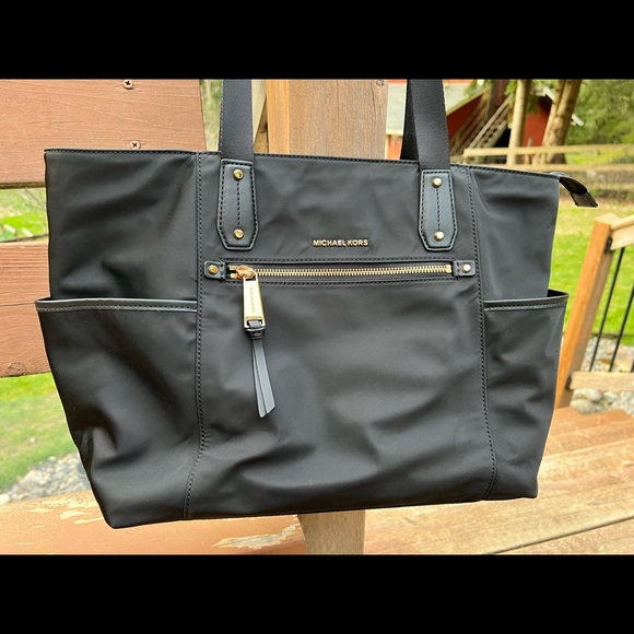 Michael Kors Polly Top Zip Nylon Tote - Picture 3 of 6